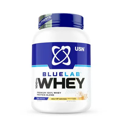USN Bluelab 100% Whey Premium Protein: Vanilla Ice Cream - 2Lbs - 2 lbs
