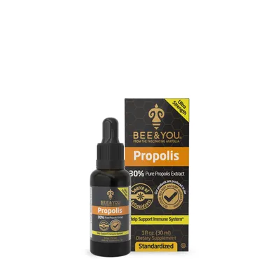 Bee and You Propolis: 30% Pure Propolis Extract - 1 Oz. (50 Servings)