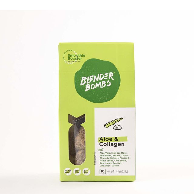 GNC Blender Bombs Smoothie Booster & Power Snack - Aloe Irish Sea