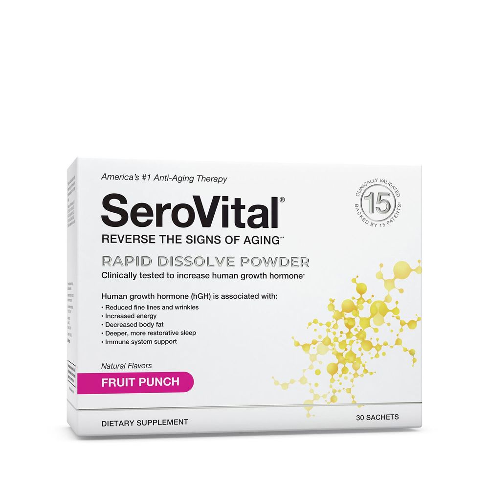 SeroVital Rapid Dissolve Powder - Fruit Punch - 30 Satchets