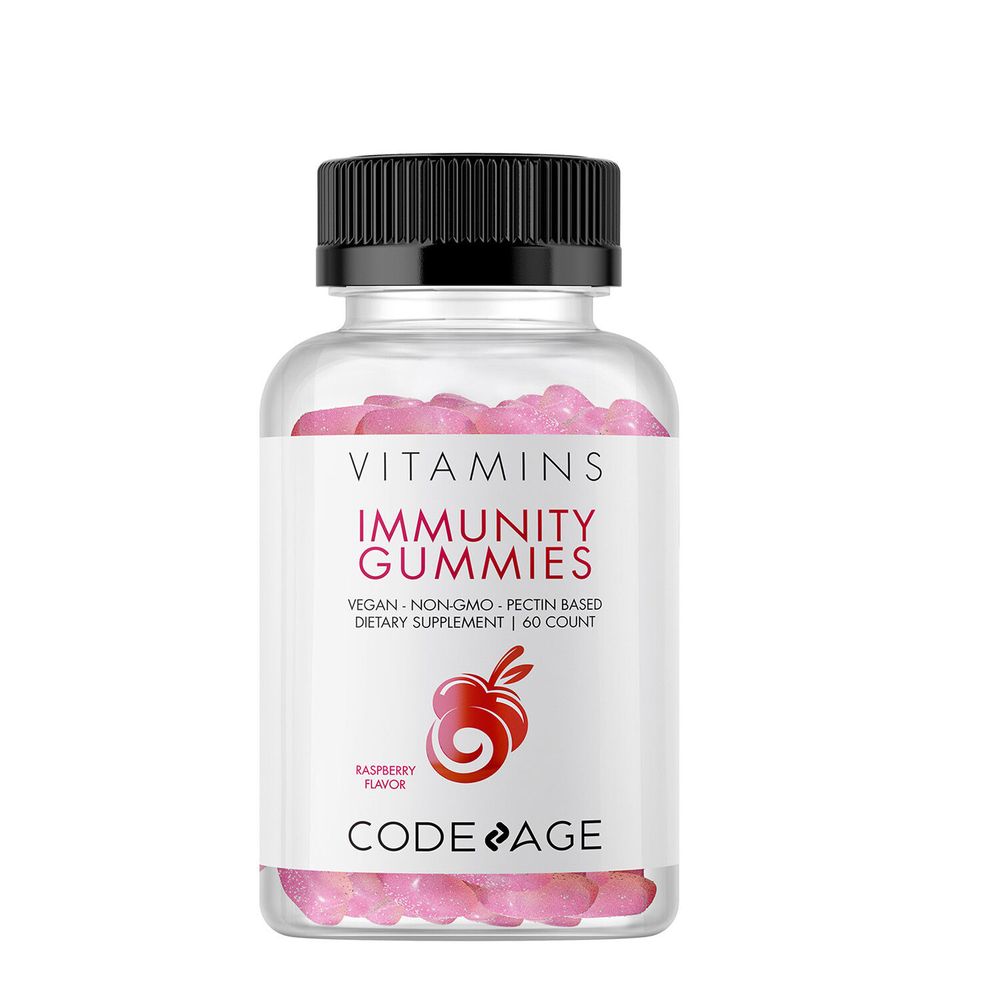 Codeage Vitamins Immunity Gummies Vitamin C - Vitamin C + Vitamin C - Echinacea Vitamin C - Propolis Vitamin C - Elderberry Vitamin C - 60 Count (30 S