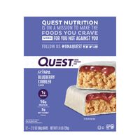 Quest Quest Hero Protein Bar - Blueberry Cobbler - 12 Bars