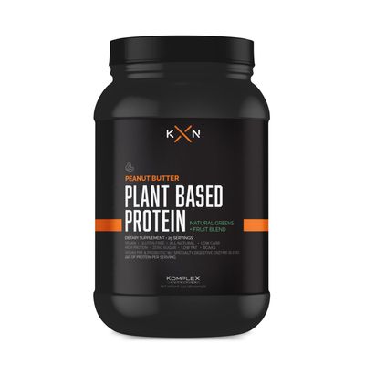 Komplex Nutrition Plant Based Protein Vegan - Peanut Butter (30 Servings) Vegan - Zero Sugar