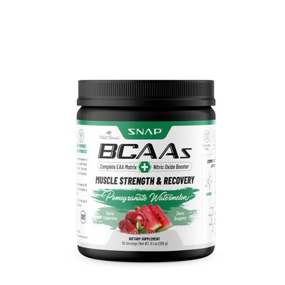 SNAP Supplements Bcaa Powder - Pomegranate Watermelon(30 Servings)