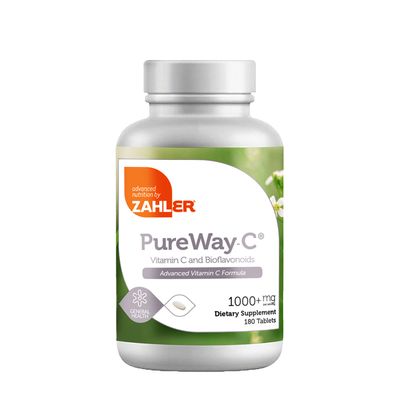 ZAHLER Pure WayVitamin C -C Vitamin C and Bioflavonoids 1000+ Mg Vitamin C - 180 Tablets (180 Servings)