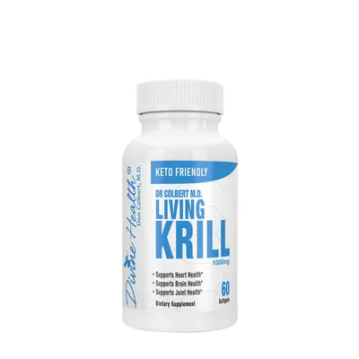 Divine Health Living Krill 1000Mg - 60 Softgels (30 Servings)
