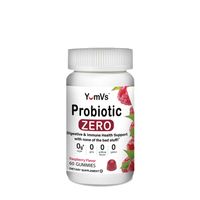 YumVs Probiotic Zero Gummy - Raspberry - 60 Gummies (30 Servings)