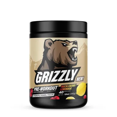GRIZZLY Pre-Workout - Huckleberry Lemonade (40 Servings)