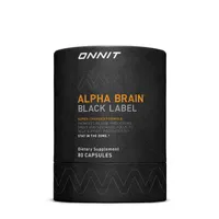 Onnit Alpha Brain Black Label - 80 Capsules (20 Servings)