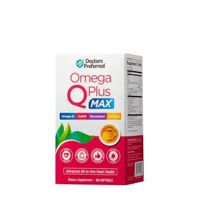 Doctors' Preferred Omega Q Plus Max - 60 Softgels (30 Servings) - Softgelss