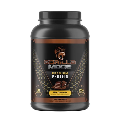 Gorilla Mind Gorilla Mode Premium Protein - Milk Chocolate (30 Servings)