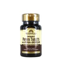 Windmill Natural Vitamins Chewable Papaya Enzyme Formula - 90 Chewable Tablets (90 Servings)