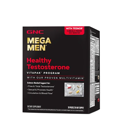 GNC Mega Men Healthy Testosterone Vitapak Program (30 Servings) Healthy - 1
