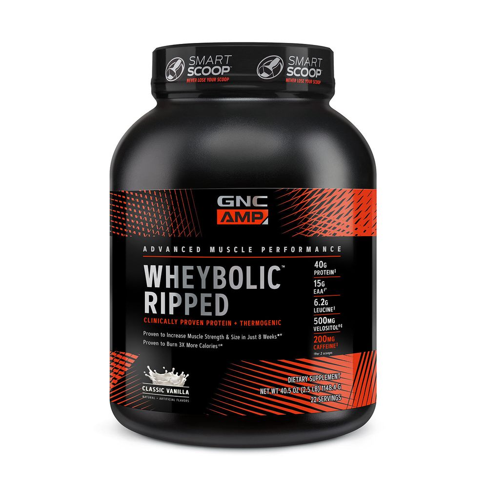 GNC AMP Whey Proteinbolic Ripped Healthy