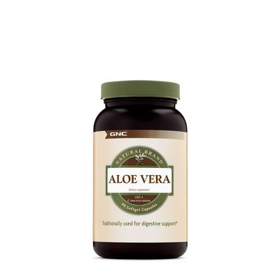 GNC Natural Brand Aloe Vera - 90 Softgel Capsules