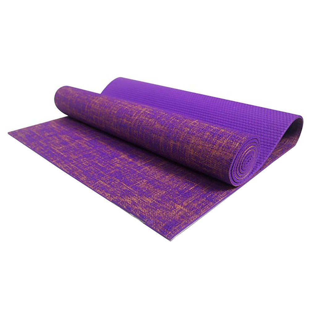 Fitccessory Hemp Yoga Mat - Purple - 1