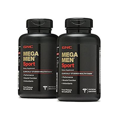GNC Mega Men Sport Multivitamin Healthy - Twin Pack (90 Servings Each)