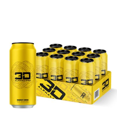 3D Energy Drink Alphaland - Lemonade - 12 Cans