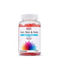 GNC Women's Hair - Skin & Nails - Strawberry - 120 Gummies (60 Servings)