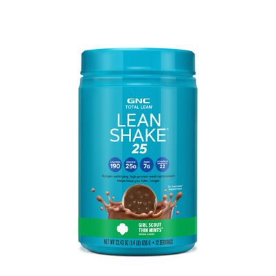GNC Lean Shake 25 - Girl Scout Thin Mints - 12 Servings