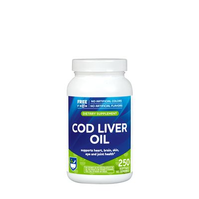 Rite Aid Natural Cod Liver Oil - 250 Softgels (83 Servings)