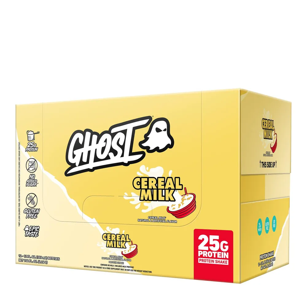 GHOST Protein Rtds - Cereal Milk - 12 Bottles