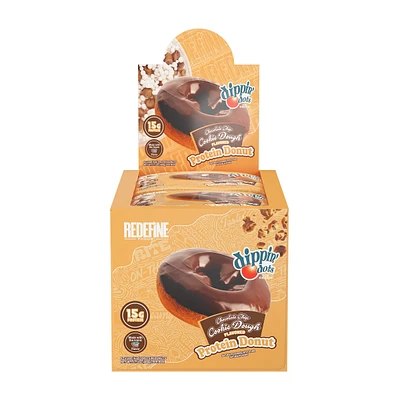 Redefine Foods Protein Donut - Dippin' Dots Chocolate Chip Cookie Dough (8 Donuts)
