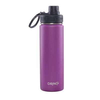 Drinco 20Oz Sport Vacuum Insulated Stainless Steel Water Bottle - Deep Purple - 1 Item