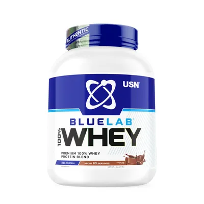 USN Bluelab 100% Whey Premium Protein Chocolate - 60 Servings - 4.5lbs