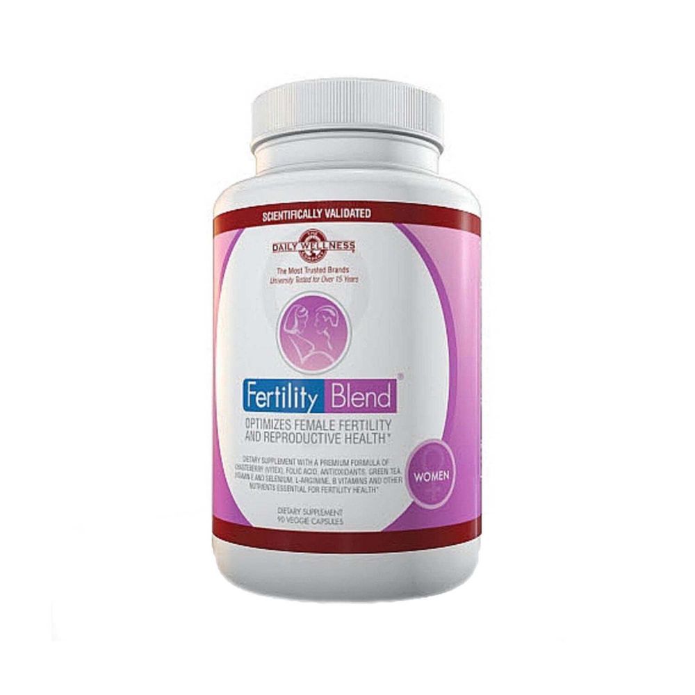 Daily Wellness Company Fertility Blend for Women Healthy - 90 Capsules (30 Servings)