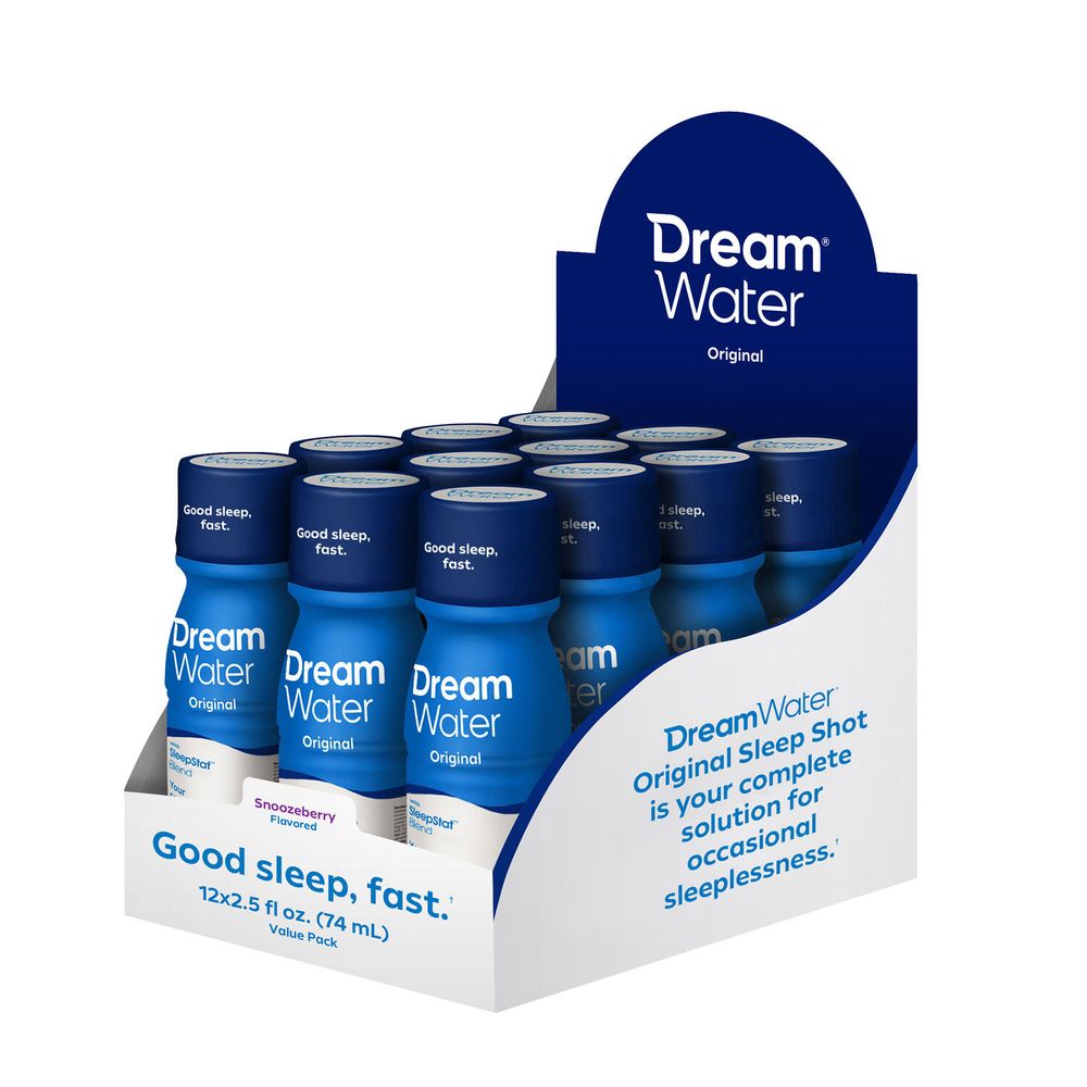 Dream Water Dreamwater Snoozeberry Sleep Shot - 12 Pack