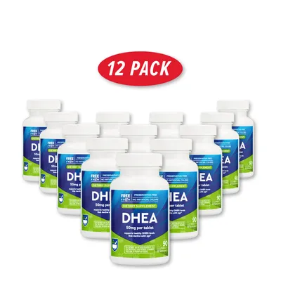 Rite Aid Dhea 50Mg Tablets Healthy - 12 Pack (90 Servings Each)