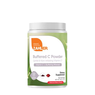 ZAHLER Buffered C Powder Vitamin C - Natural Berry Flavor Vitamin C - 11 Oz. (42 Servings)