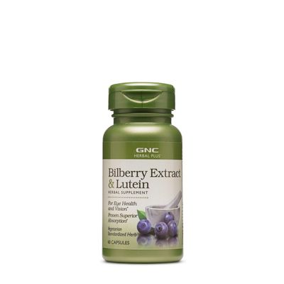 GNC Herbal Plus Bilberry Extract & Lutein - 60 Capsules