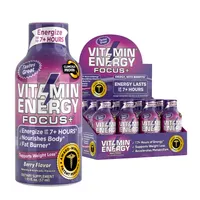 Vitamin Energy Focus + Energy with Benefits - Berry - 1.93 Oz. (12 Bottles)