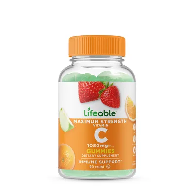 Lifeable Vitamin C 1050Mg Vitamin C - 90 Gummies (30 Servings)