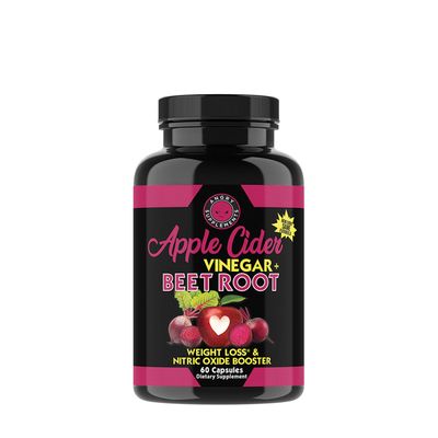 Angry Supplements Apple Cider Vinegar + Beet Root - 60 Capsules (30 Servings)
