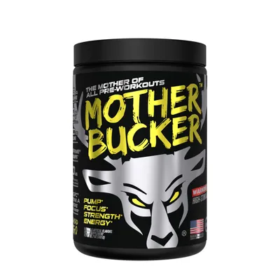Bucked Up Mother Bucker Nootropic Pre-Workout - Musclehead Mango - 20 Servings