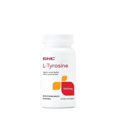 GNC LHealthy -Tyrosine 1000 Mg Healthy - 60 Caplets (60 Servings)