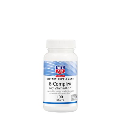 Rite Aid B-Complex with Vitamin B-12 - 100 Tablets