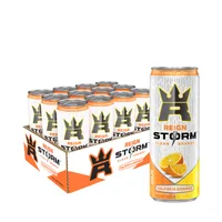 Reign Storm Energy Drink Healthy - Valencia Orange Healthy - 12Oz. (12 Cans) Healthy - Zero Sugar