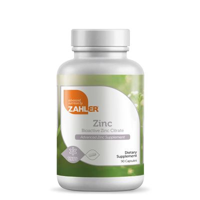 ZAHLER Zinc Healthy - 90 Capsules (90 Servings)
