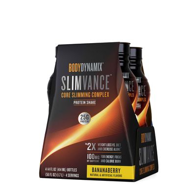 BodyDynamix Slimvance Core Slimming Complex Protein Shake - Bananaberry