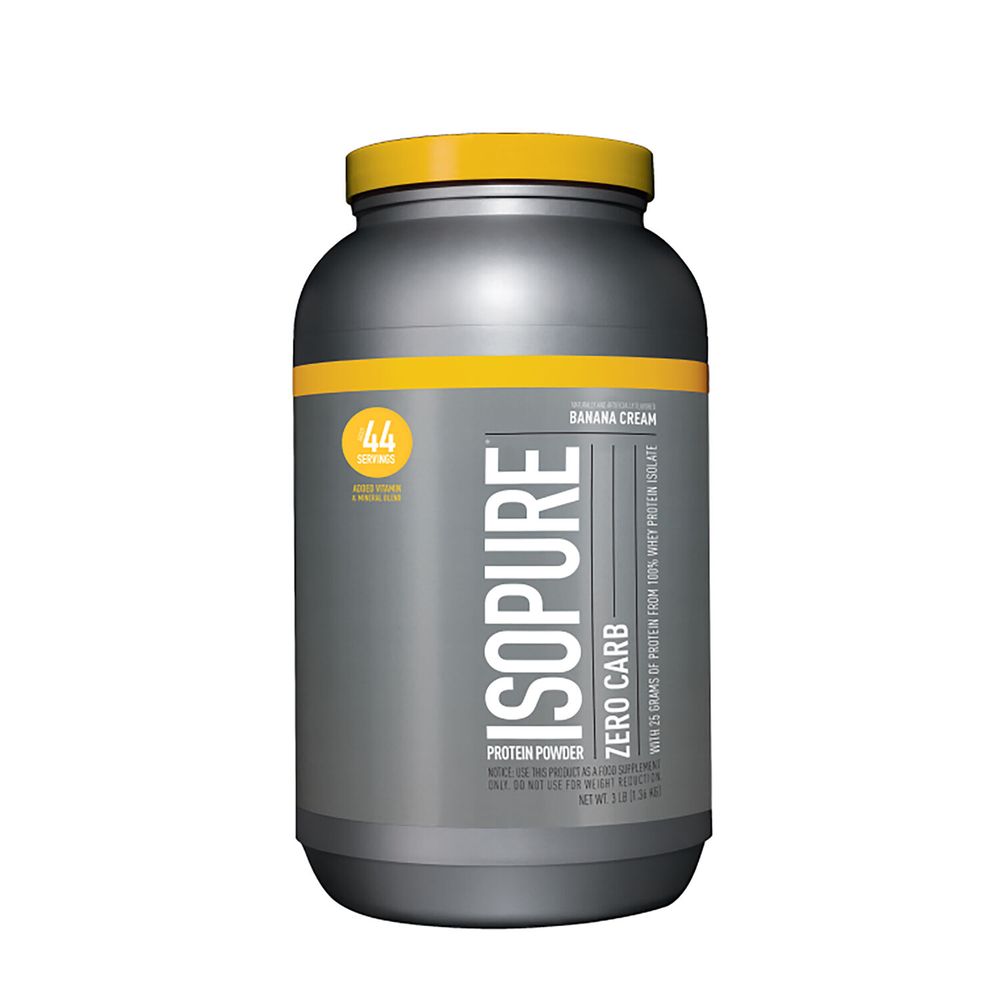 Isopure Zero Carb - Banana Cream (22 Servings) - 3 lbs.