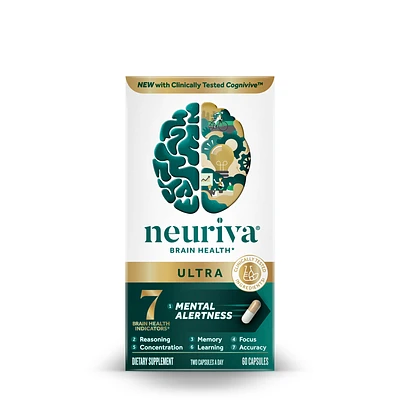 Neuriva Brain Health Ultra - 60 Capsules (30 Servings)