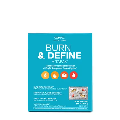 GNC Total Lean GNC Total Lean Burn & Define Vitapak (30 Servings)