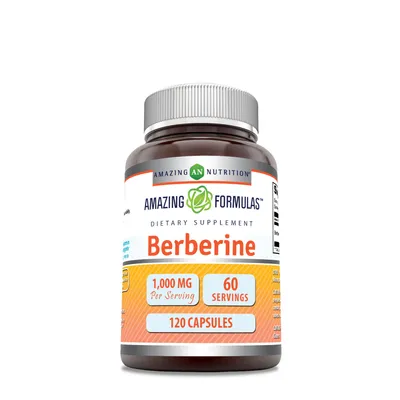 Amazing Nutrition Berberine 1000Mg - 120 Capsules (60 Servings)