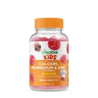 Lifeable Kids Calcium Magnesium and Zinc - 60 Gummies (30 Servings) - gummy