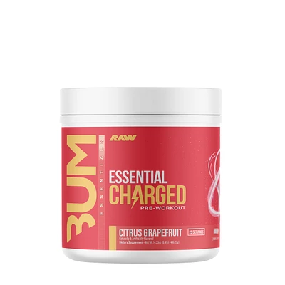 Raw Nutrition Essential Charged Preworkout - Citrus Grapefruit (25 Servings)