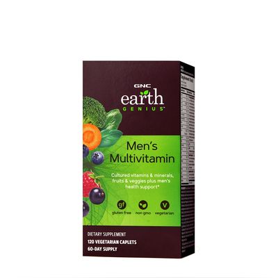 GNC Earth Genius Men's Multivitamin - 120 Vegetarian Capsules